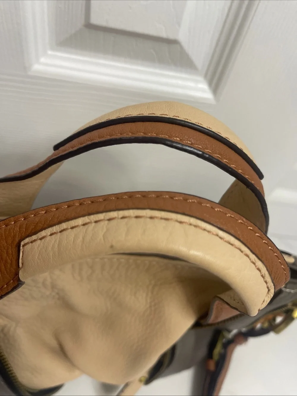 OrYANY Lian Slouchy Color Block Pebble Leather Hobo Shoulder- Crossbody Satchel